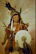 George Catlin Indian Boy oil painting artist